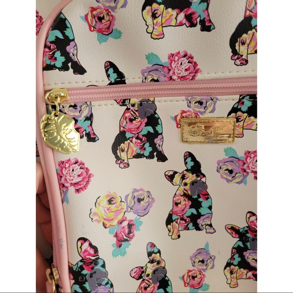 Betsey Johnson French Bulldog Full Size Backpack - Picture 7 of 12